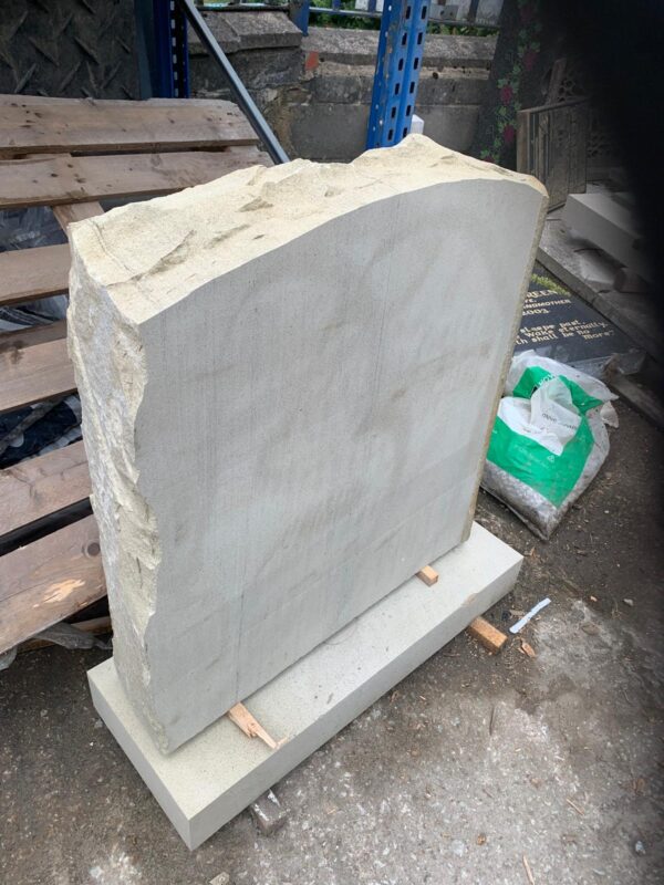 Natural Stone Headstone - 3ft